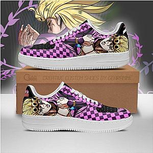 JoJo Anime Shoes - Giorno Giovanna Air Force Sneakers Fan Gift Idea PT06