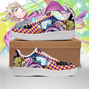 JoJo Anime Shoes - Caesar Anthonio Zeppeli Air Force Sneakers Fan Gift Idea PT06