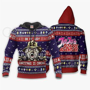 JoJo's Bizarre Adventure - Joseph Joestar Ugly Christmas Hoodie Oh My God