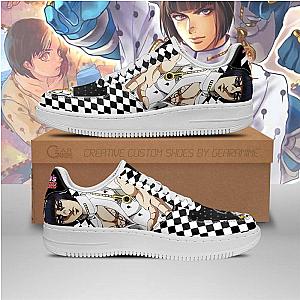 JoJo Anime Shoes - Bruno Bucciarati Air Force Sneakers Fan Gift Idea PT06