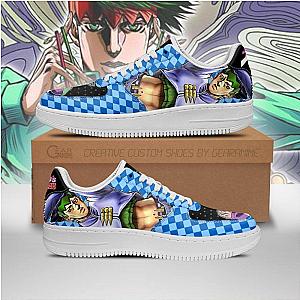 JoJo Anime Shoes - Rohan Kishibe Air Force Sneakers Fan Gift Idea PT06