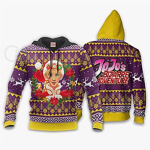 JoJo's Bizarre Adventure Giorno Giovanna Ugly Christmas Hoodie