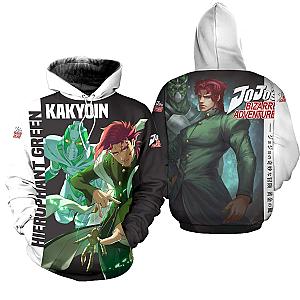 JoJo's Bizarre Adventure - Kakyoin Hierophant Green Hoodie, Ugly Christmas New Design V1