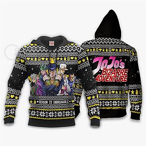 JoJo's Bizarre Adventure Ugly Christmas Hoodie Xmas New Design V1