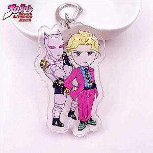 Jojo's Bizarre Adventure Keychain  Yoshikage Kira and Killer Queen