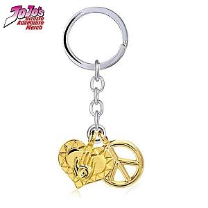 Jojo's Bizarre Adventure Keychain Josuke Higashikata Symbols