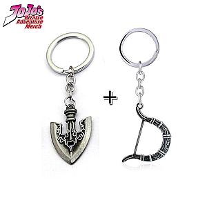 Jojo's Bizarre Adventure Keychain Bow and Arrow