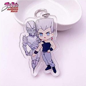 Jojo's Bizarre Adventure Keychain Jean Pierre Polnareff and Silver Chariot