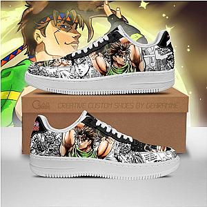 JJBA Anime Shoes - Joseph Joestar Air Force Sneakers Fan Gift Idea PT06