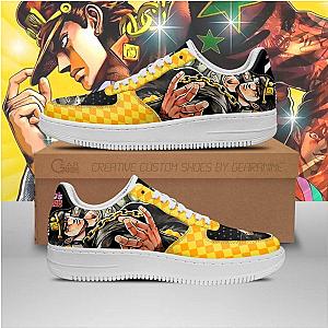 JJBA Anime Shoes - Jotaro Kujo Air Force Sneakers JoJo Fan Gift Idea PT06