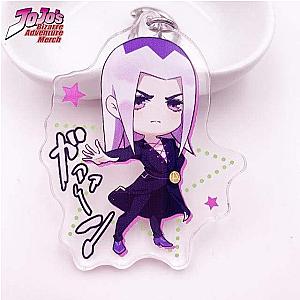 Jojo's Bizarre Adventure Keychain Leone Abbacchio Pose