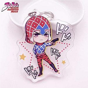 Jojo's Bizarre Adventure Keychain Guido Mista Pose