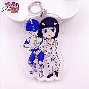 Jojo's Bizarre Adventure Keychain Bruno Bucciarati and Sticky Fingers