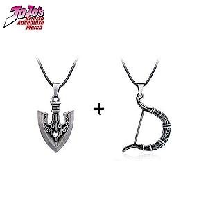 JoJo's Bizarre Adventure Necklace Bow and Arrow Pendant