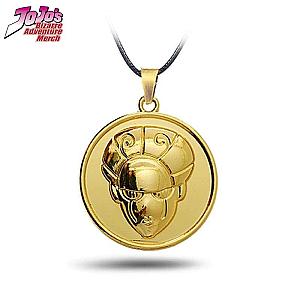 Jojo's Bizarre Adventure Necklace  Gold Experience Face