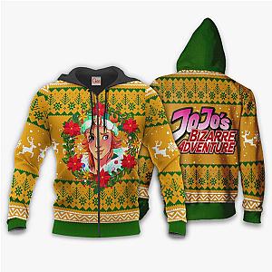 JoJo's Bizarre Adventure - Dio Brando Ugly Christmas Zip Hoodie