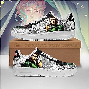 JoJo's Bizarre Adventure Anime Shoes - Noriaki Kakyoin Air Force Sneakers Fan Gift Idea PT06