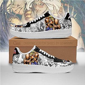 JoJo's Bizarre Adventure Anime Shoes - Wamuu Air Force Sneakers Fan Gift Idea PT06