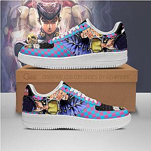 JoJo's Bizarre Adventure Anime Shoes - Josuke Higashikata Air Force Sneakers Fan Gift Idea PT06