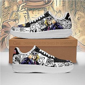 JoJo's Bizarre Adventure Anime Shoes - Robert Speedwagon Air Force Sneakers Fan Gift Idea PT06