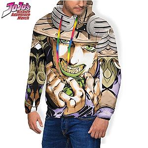 JoJo's Bizarre Adventure Hoodie Gyro Zeppeli Teeth