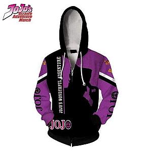 JoJo Zip Up Hoodie Jojo's Wonderful Adventure