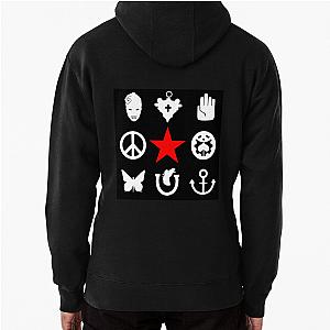 JoJo Symbols JoJo's Bizzare Adventure Character Symbols JJBA Hoodie