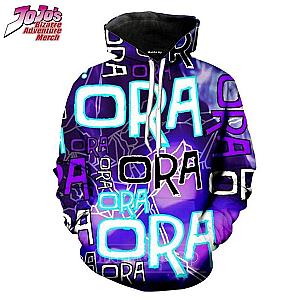 Jojo's Bizarre Adventure Hoodie Ora Ora Ora Jojo