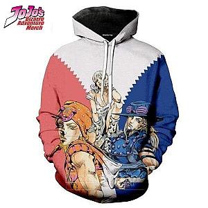 JoJo's Bizarre Adventure Hoodie Steel Ball Run Characters