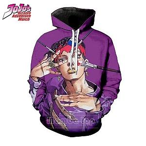 Jojo's Bizarre Adventure Hoodie JJBA Rohan Kishibe