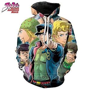 Jojo's Bizarre Adventure Hoodie Joestar Family