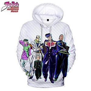 JoJo's Bizarre Adventure Hoodie Jojo Part 4 Characters