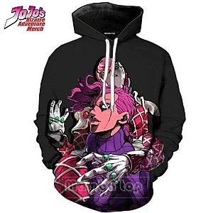 Jojo's Bizarre Adventure Hoodie King Crimson and Diavolo