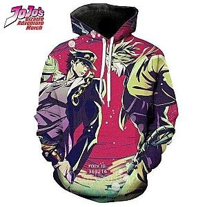 Jojo's Bizarre Adventure Hoodie Jotaro x Dio