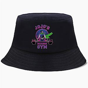 JJBA Bucket Hats Fisherman Cotton Black  Hip Hop Cap