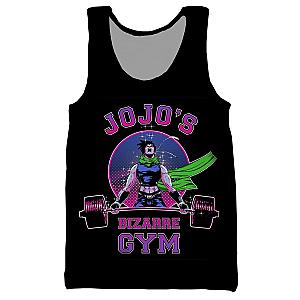 JJBA Tank Top 3D Printed for men fashion