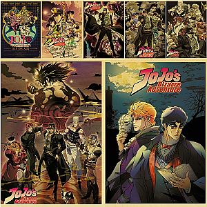 JJBA Poster retro for Room /Bar Decor