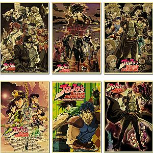 JJBA Poster Action retro Room /Bar Decor