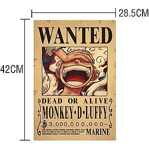 Luffy Gear 5 Wanted Poster