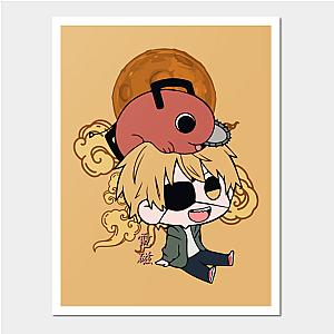 Chainsaw Man Denji Chibi Posters