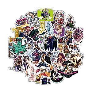 JJBA Stickers - 50pcs/set Anime Jojo Bizarre Adventure Waterproof Sticker