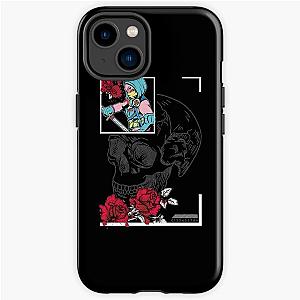 Ninja girl with skull. iPhone Tough Case