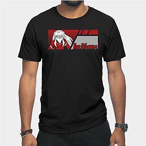 Inuyasha Merch - INUYASHA Printed Unisex Graphic Black Tee