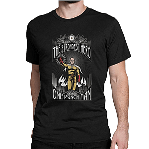 One Punch Man Merch - Strongest One Punch Hero Unisex Graphic Tee