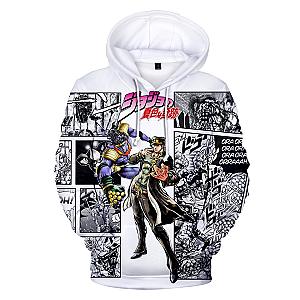 Jojos Bizarre Adventure 3D Hoodies - JJBA Printed Hooded Sweatshirts