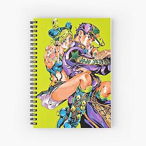 Cool art of -%[?jojos?]%- adventures -%[? bizarres?]%- film Spiral Notebook