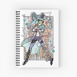 Powerful stand user Spiral Notebook