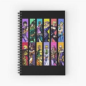 jojo's and villians Spiral Notebook