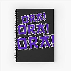 Ora Ora Ora Weeb Manga Anime Japan Fan Spiral Notebook