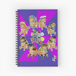 Muda Doge JoJos bizzare adventure Spiral Notebook THAO123